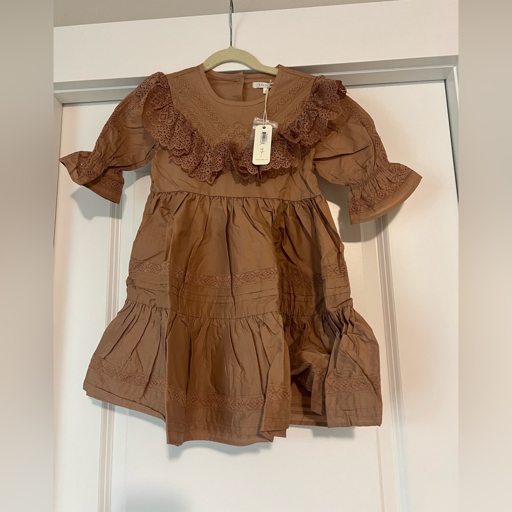 Noralee Genevieve Dress Mocha Size 6